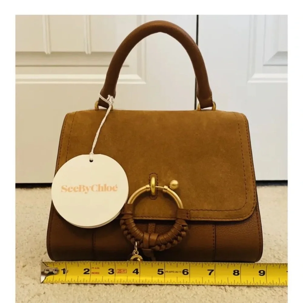 SEE by CHLOE JOAN LADYLIKE HOBO LEATHER BAG - Picture 2 of 12